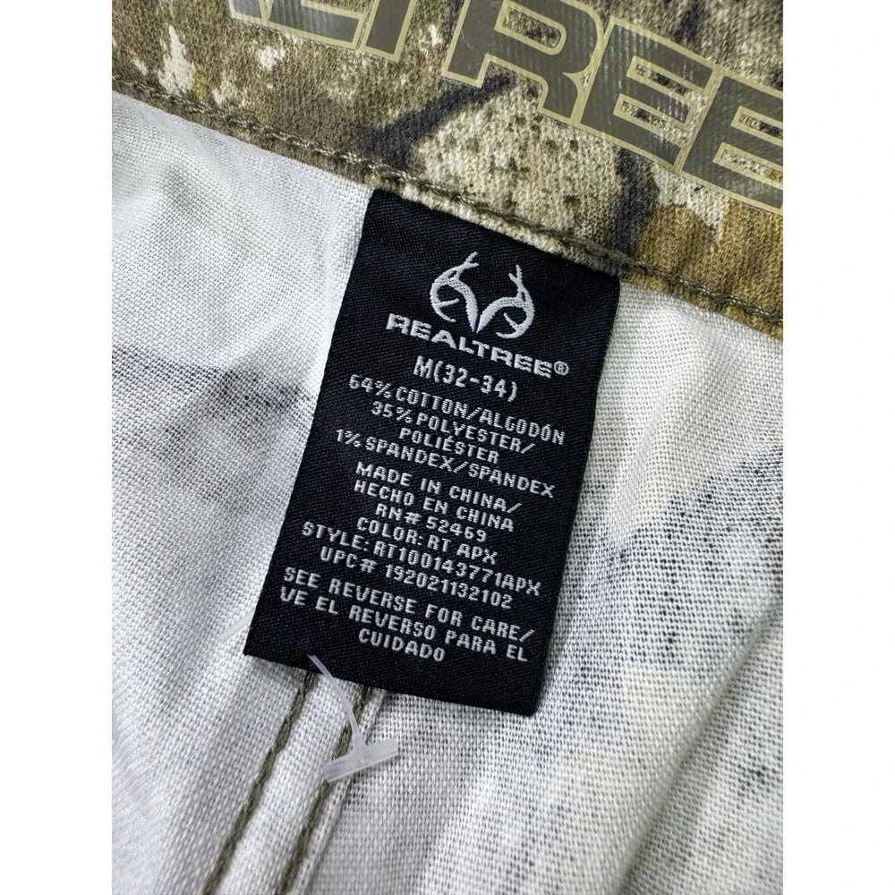 Realtree APX Camo Cargo Pants Mens Size M 32-34 Hunting Tactical Outdoor Gear